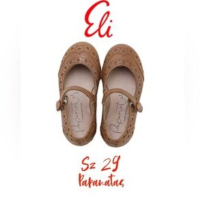 Eli Papanatas sz 29 MARY JANES WINGTIP CHESTNUT PAPANATAS | ELI 1957